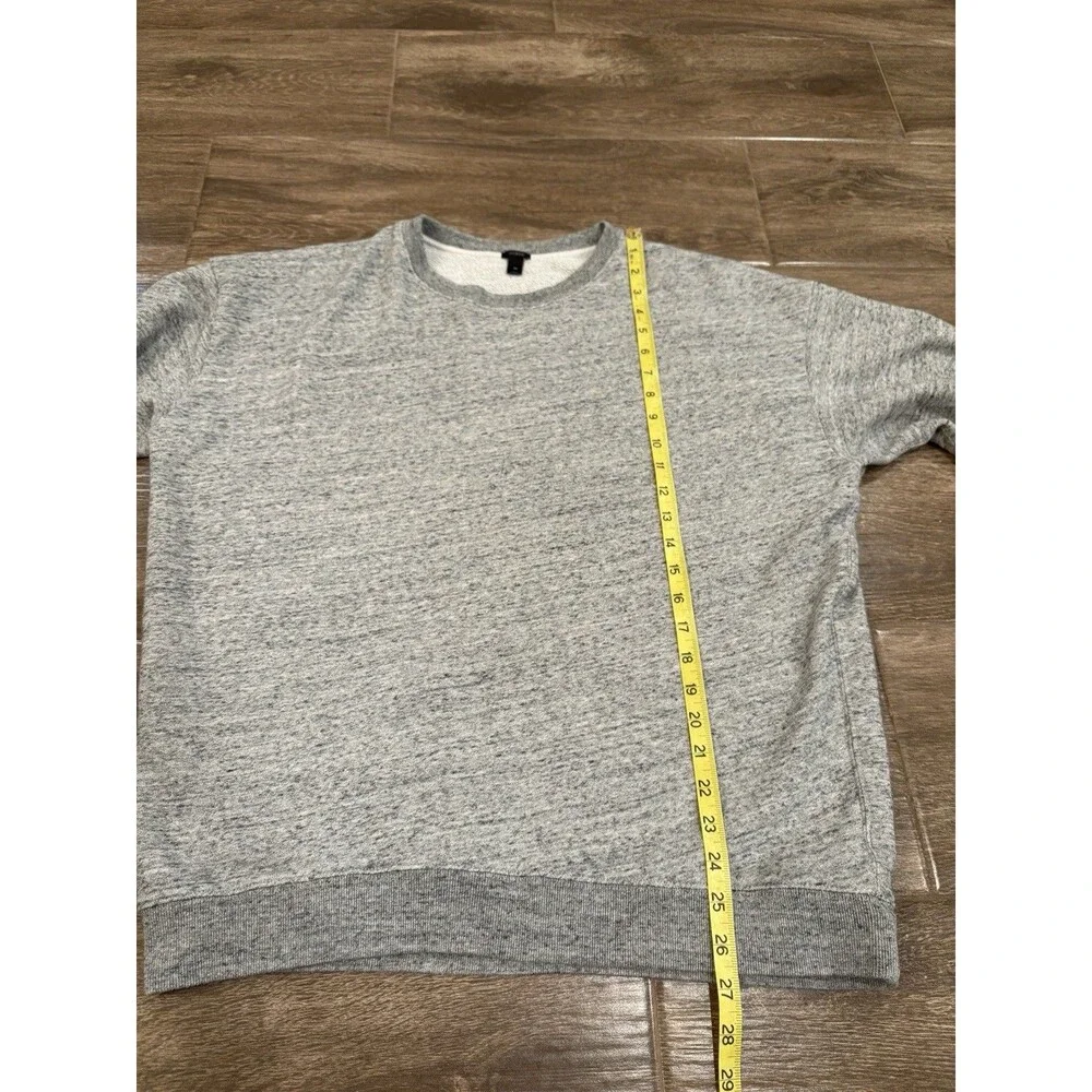 J. Crew‎ Men’s Gray Sweatshirt Size M Cotton Blend Casual